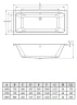 Акриловая ванна C-Bath Fortuna 180x80 CBQ017002 цвет Белый