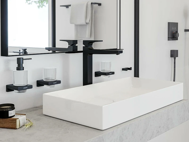 Двойной крючок Hansgrohe AddStoris 41755990 Полированное золото