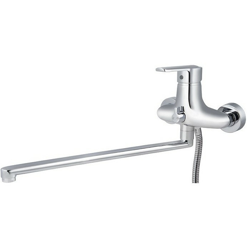 Смеситель для ванны Kaiser Orbit 20055B универсальный Хром латунь на стену