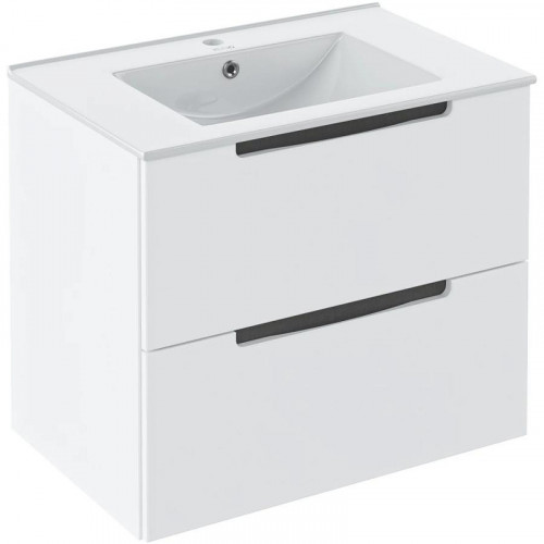Тумба под раковину Runo Lina 80 00-00004605 подвесная Белая