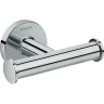 Двойной крючок для полотенец Hansgrohe Logis Universal 41725000 Хром