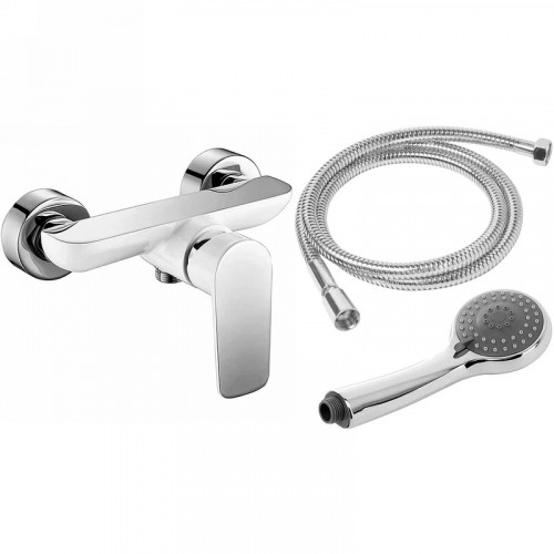 Смеситель для душа Kaiser Atrio 60077 Белый Хром латунь на стену