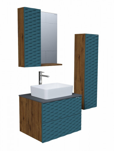 Тумба под раковину Grossman Альба 65 106502 подвесная Веллингтон Бриз МДФ / ЛДСП