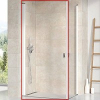 Душевая дверь Ravak Chrome CRV1-100 1QVA0101Z1 профиль Белый стекло Transparent