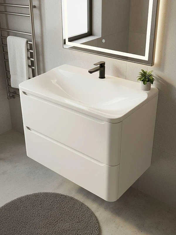 Раковина Uperwood Ocean 80 ROcean80wg цвет Белый глянцевый