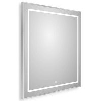 Зеркало BelBagno Kraft 70 SPC-KRAFT-700-800-LED-TCH-WARM с подсветкой Сатин с сенсорным выключателем и подогревом стекло