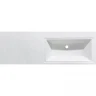 Тумба с раковиной Эстет Dallas Luxe 140 R ФР-00002927 подвесная Белая МДФ / ЛДСП