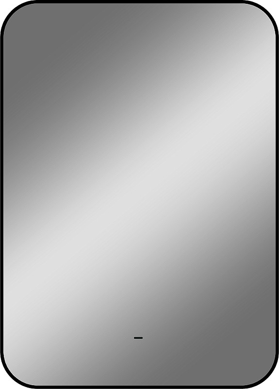 Зеркало DIWO Кострома 50 ЗЛП1750 с подсветкой цвет Черный с бесконтактным выключателем