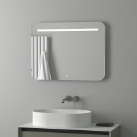 Зеркало Evoform Ledline 60x80 BY 2445 с подсветкой 6.5 W - сенсорный выключатель стекло