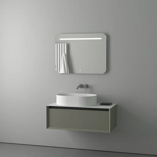 Зеркало Evoform Ledline 60x80 BY 2445 с подсветкой 6.5 W - сенсорный выключатель стекло