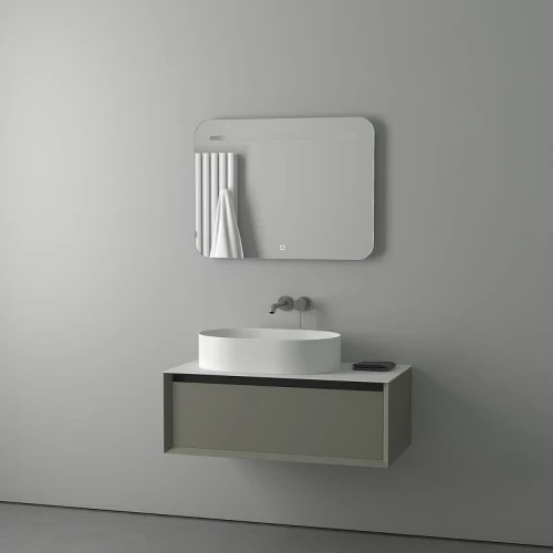 Зеркало Evoform Ledline 60x80 BY 2445 с подсветкой 6.5 W - сенсорный выключатель стекло