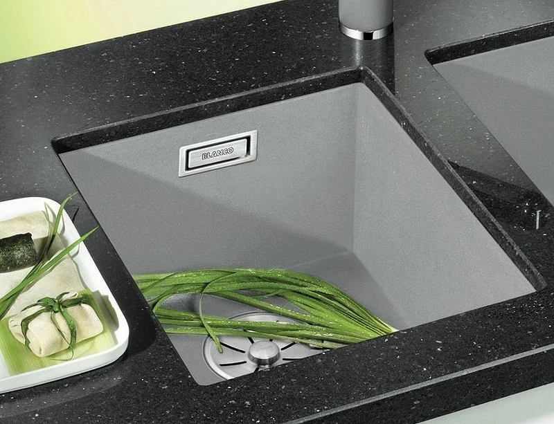 Кухонная мойка Blanco Subline 400-U 523428 Шампань искусственный камень (литьевой мрамор) встраиваемый