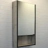 Зеркальный шкаф Comforty Вена 45 00-00006652 Дуб дымчатый МДФ / ЛДСП, стекло