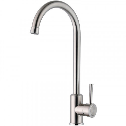 Смеситель для кухни ZorG Steel Hammer SH 5188 INOX Нержавеющая сталь нержавеющая сталь