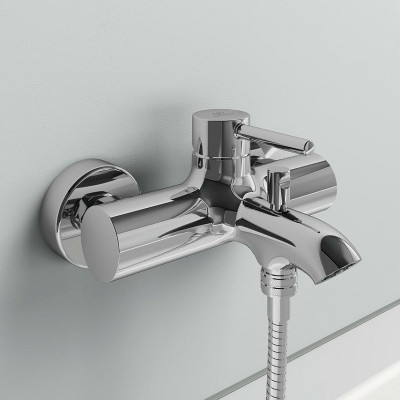 Смеситель для ванны Ideal Standard Ceraline BC199AA Хром латунь на стену