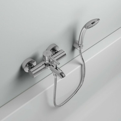 Смеситель для ванны Ideal Standard Ceraline BC199AA Хром латунь на стену