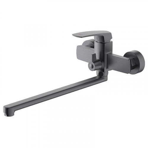 Смеситель для ванны Azario Conda AZ-K1711GR универсальный цвет Серый графит