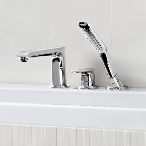 Смеситель на борт ванны Hansgrohe Metris 31190000 Хром