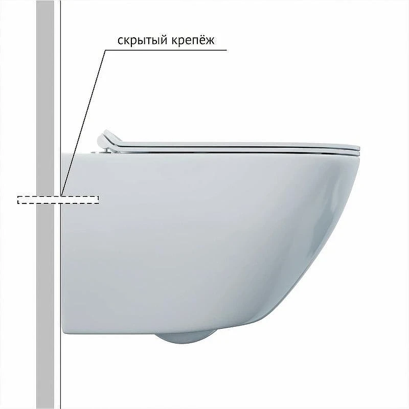 Комплект унитаза Berges Puma XL Rimless с инсталляцией Atom Line 043355 с сиденьем Микролифт и Белой клавишей смыва
