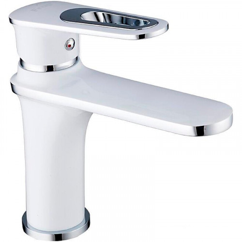 Смеситель для раковины Frap H49 F1049 Белый Хром латунь