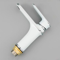 Смеситель для раковины Frap H49 F1049 Белый Хром латунь