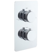 Смеситель для душа Boheme Cell 134-2-CR с термостатом Хром латунь встраиваемый