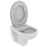 Комплект унитаза с инсталляцией Ideal Standard Prosys Eco Frame Eurovit W660101 с сиденьем Микролифт фарфор подвесной