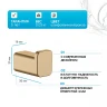 Крючок Hansgrohe AddStoris 41742140 Шлифованная бронза