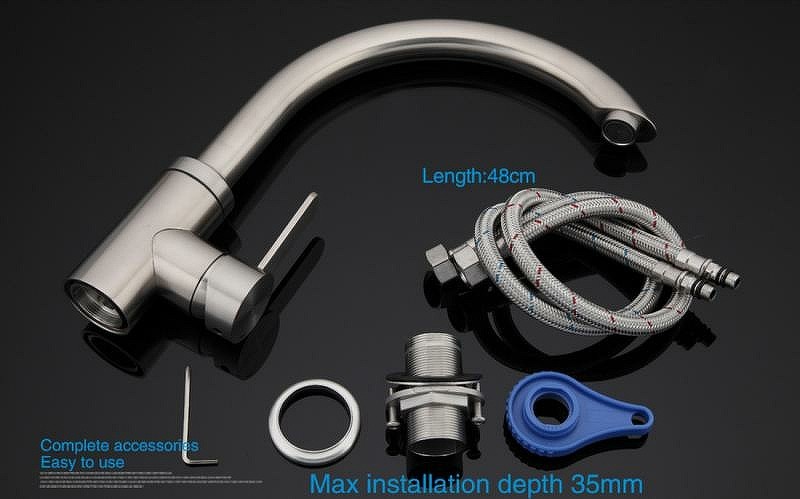 Смеситель для кухни Gappo G4099 Нержавеющая сталь нержавеющая сталь