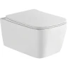 Комплект унитаза WellWant Tesoro WWU01111W с инсталляцией Charus City CR.200.21.01 с сиденьем Микролифт и клавишей смыва Хром глянцевый