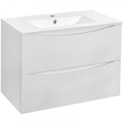 Тумба под раковину Vincea Mia 75 VMC-2MA750GW подвесная G.White МДФ / ЛДСП