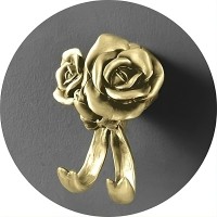 Двойной крючок Art&amp;Max Rose AM-B-0912-Do Золото