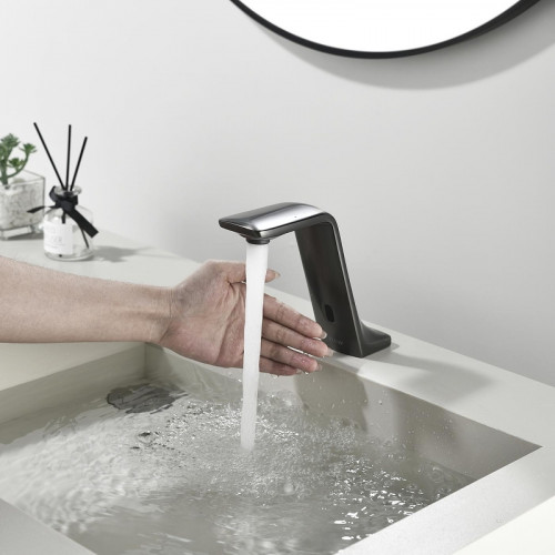 Смеситель для раковины Black&amp;White Gravity GS-7102-GM 7102GM цвет Оружейная сталь