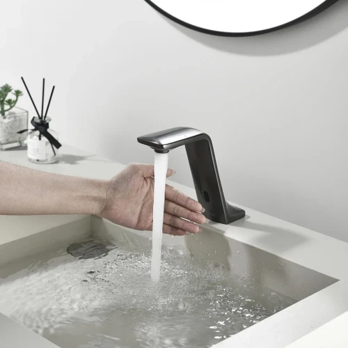Смеситель для раковины Black&White Gravity GS-7102-GM 7102GM цвет Оружейная сталь