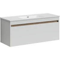 Тумба под раковину Sancos Smart 120 SM120-1W подвесная Белый глянец МДФ / ЛДСП