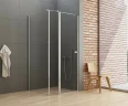 Душевой уголок New Trendy New Soleo Chrome 90x70 K-0715 профиль Хром стекло прозрачное