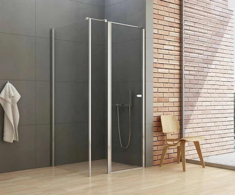 Душевой уголок New Trendy New Soleo Chrome 90x70 K-0715 профиль Хром стекло прозрачное