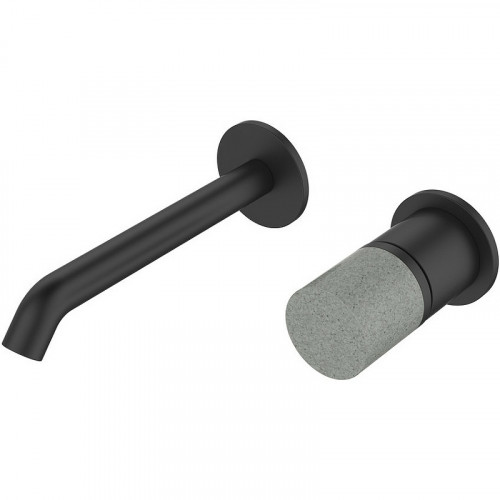 Смеситель для раковины Bronze de Luxe Focus 24686BG Черный матовый латунь встраиваемый