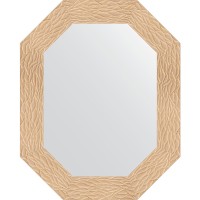 Зеркало Evoform Octagon 61x76 BY 7178 в багетной раме - Золотые дюны 90 мм стекло