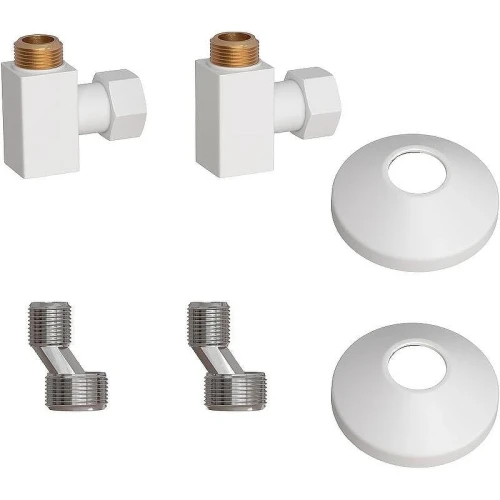 Комплект подключения Point PN00012W 3/4 х 1/2 ГШ квадрат цвет Белый
