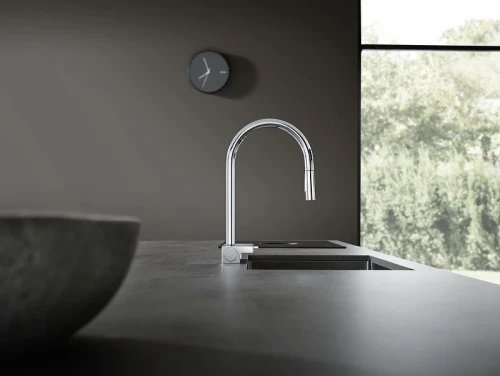 Смеситель для кухни Hansgrohe Aquno Select M81 73831000 Хром латунь