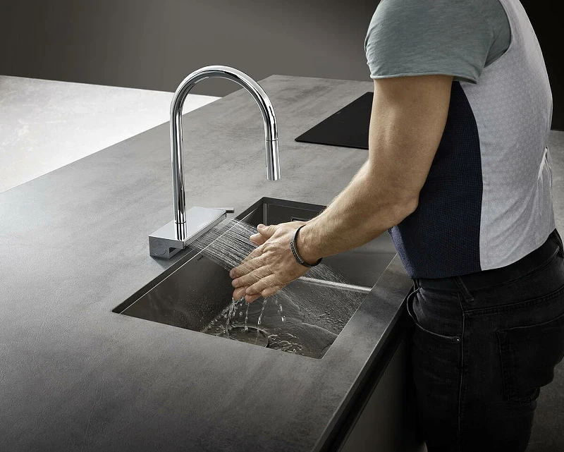 Смеситель для кухни Hansgrohe Aquno Select M81 73831000 Хром латунь