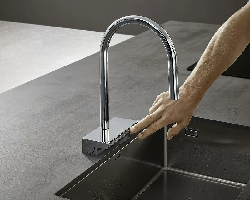 Смеситель для кухни Hansgrohe Aquno Select M81 73831000 Хром латунь