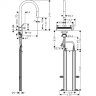 Смеситель для кухни Hansgrohe Aquno Select M81 73831000 Хром латунь