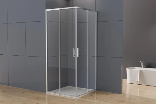Душевой уголок Vincea Rapid-N 110x120 VSS-3RN1112E10CL профиль Хром стекло прозрачное