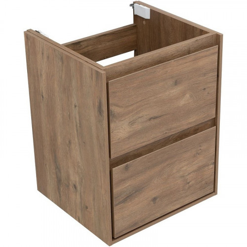 Тумба под раковину Aquanet Милан 50 336376 подвесная Дуб рустикальный МДФ / ЛДСП