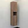 Шкаф пенал Comforty Никосия 35 00-00009554 подвесной Дуб темный МДФ / ЛДСП