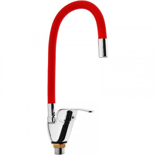 Смеситель для кухни Сантаком StOmega 3398-1 Красный Хром