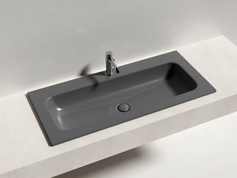 Мебельная раковина Ceramicanova Grace 100 CN7013MDH цвет Антрацит темный матовый