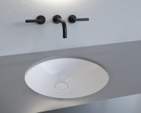 Раковина Salini Marea 42 08 1802208M Белая матовая искусственный камень (литьевой мрамор) встраиваемый